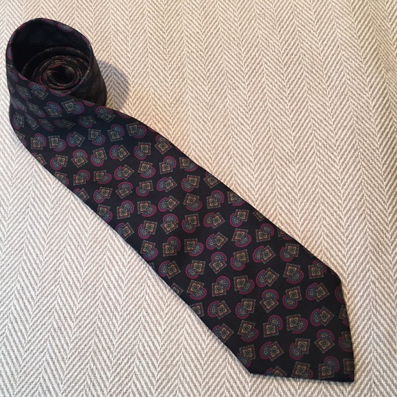 Fendi luxury handmade in Italy silk tie/cravatte - Picture 1 of 7